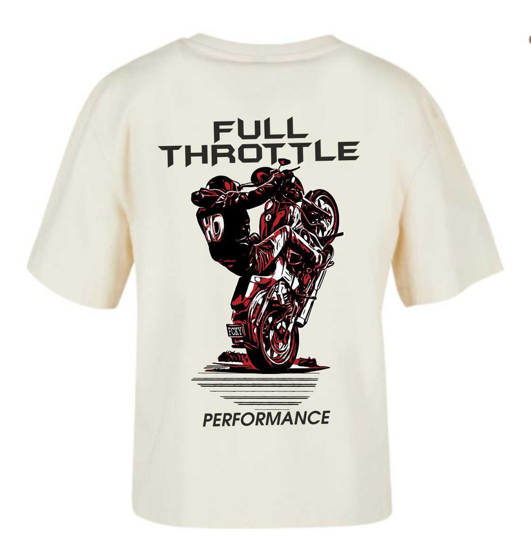 FRAUEN FULL THROTTLE PERFORMANCE SHIRT OVERSIZED
